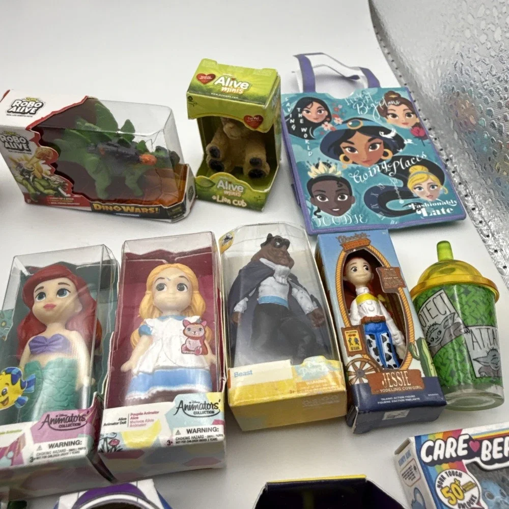 Zuru Toy Mini Brands Lot Of 20 LPS Disney Pixar 2 Gold SpongeBobs Dino Alive